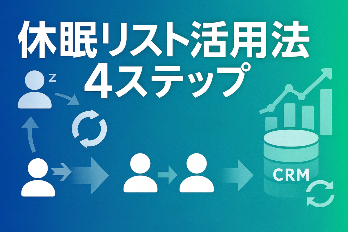 休眠リスト活用法4ステップ|リスト再生×顧客心理アプローチのコツを解説!