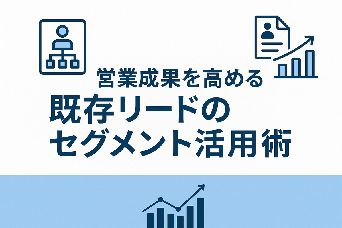 営業成果を高める既存リードのセグメント活用術