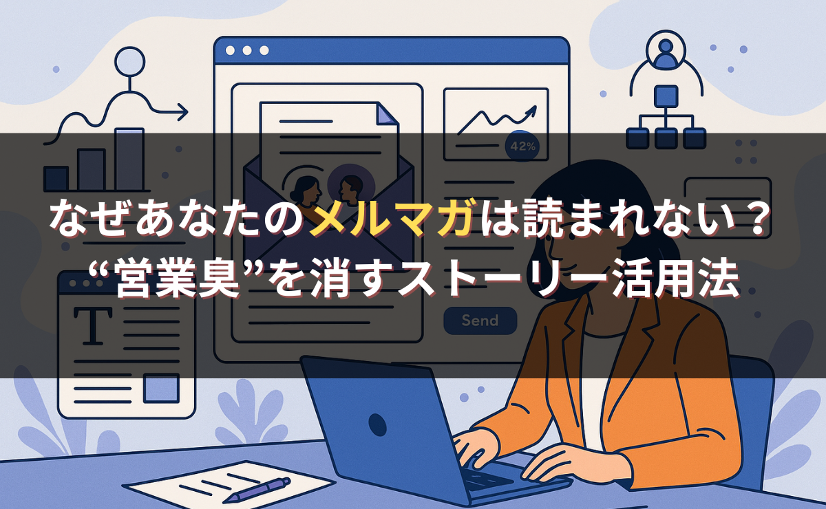 なぜあなたのメルマガは読まれない？“営業臭”を消すストーリー活用法