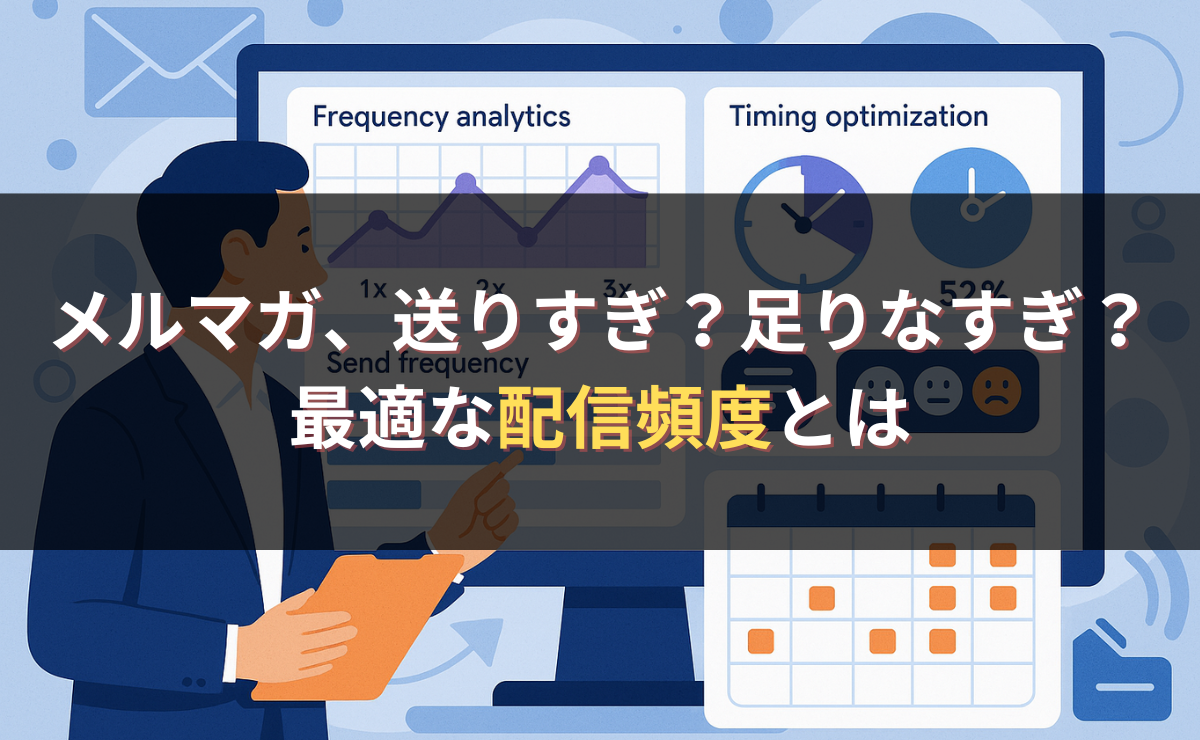 メルマガ、送りすぎ？足りなすぎ？最適な配信頻度とは