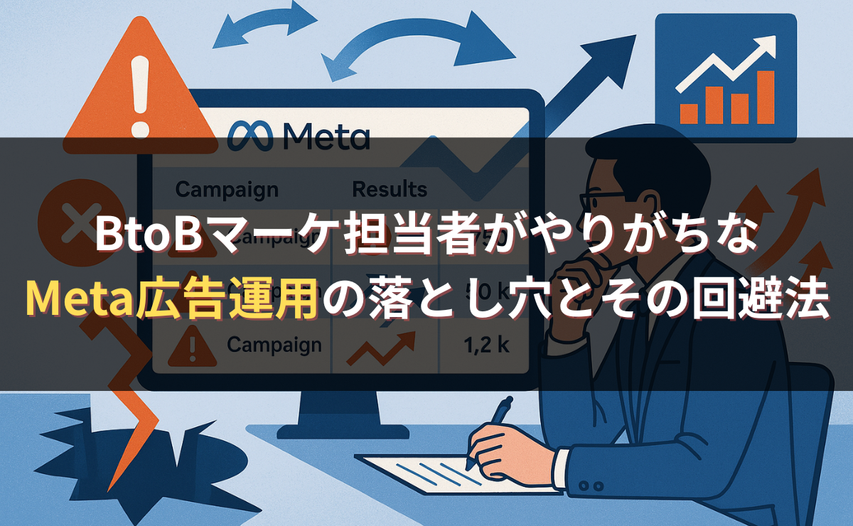 BtoBマーケで成果を生むMeta広告運用の基本設計とは ?