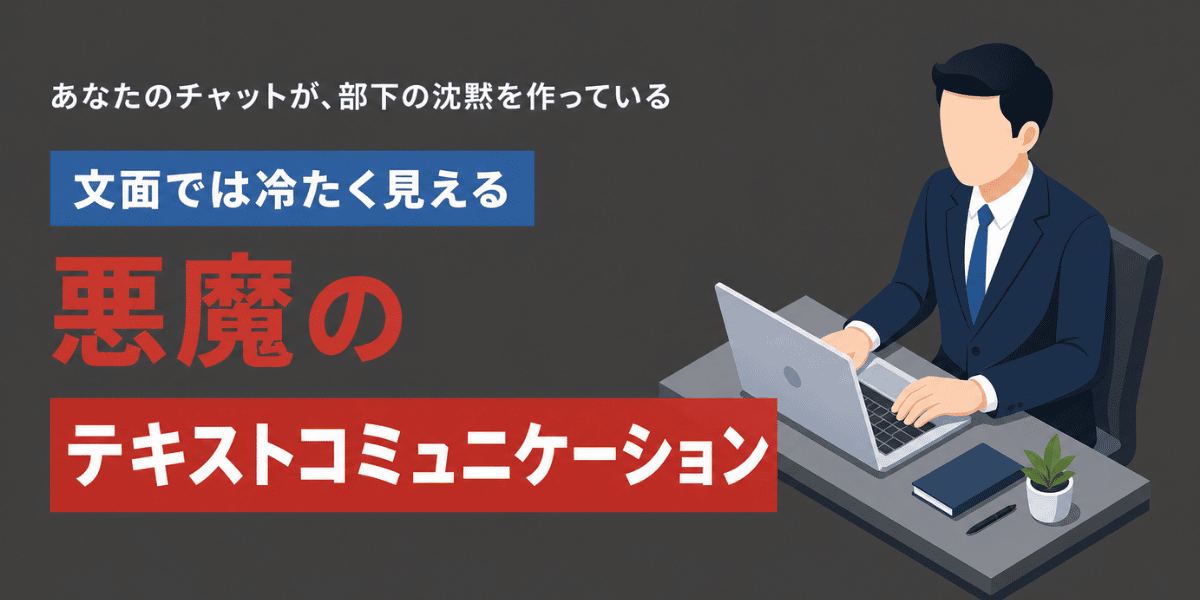 部下を萎縮させる「悪魔の文面」7パターン