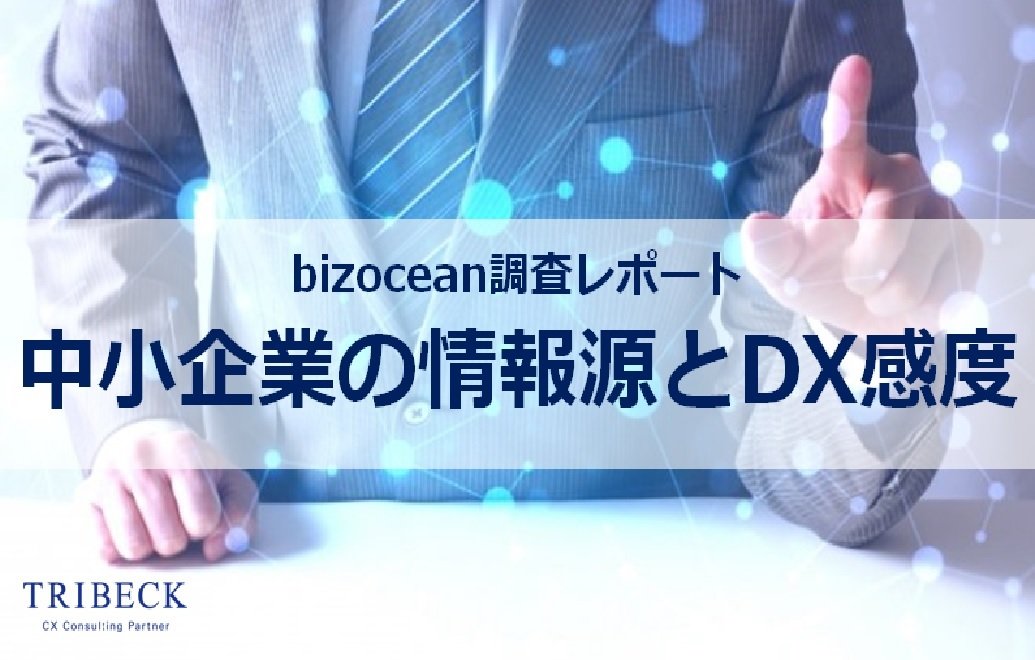 【bizocean調査レポート】中小企業の情報源とDX感度
